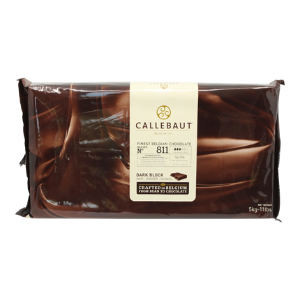 Barry Callebaut C811 Dark Couverture Blocks 53.1% Cacao Blocks 55lb