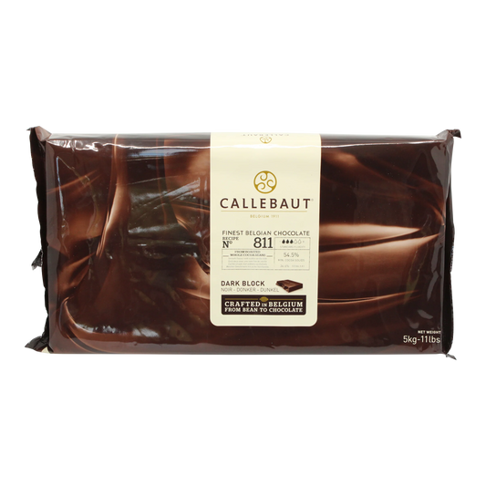 Barry Callebaut C811 Dark Couverture Blocks 53.1% Cacao Blocks 55lb