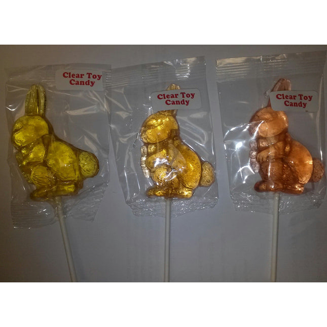 E&A Clear T534 Toy Rabitt Pops 24ct