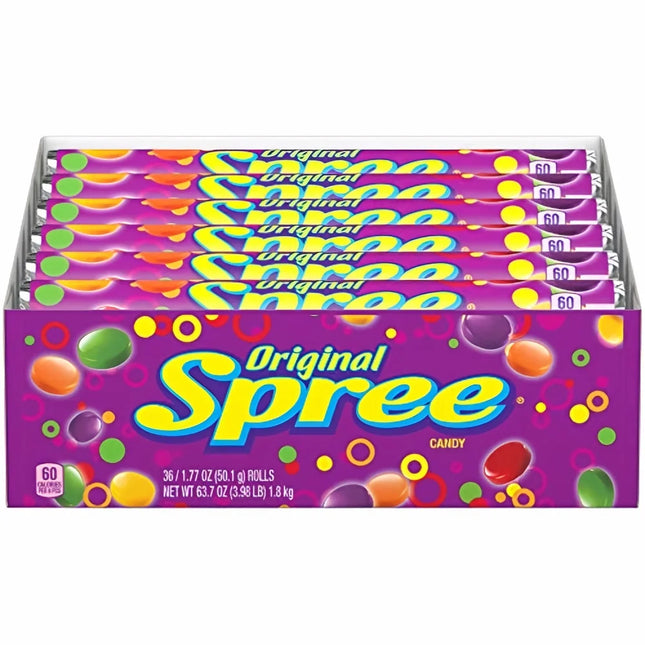 Wonka Spree Rolls 1.7oz 36ct