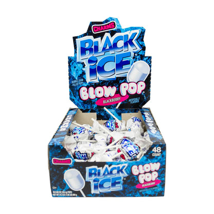 Charms Black Ice Blow Pop 48ct