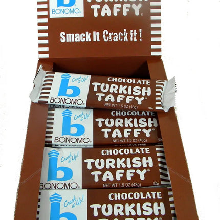 Bonomo Turkish Taffy Chocolate 1.5oz Bar 24ct
