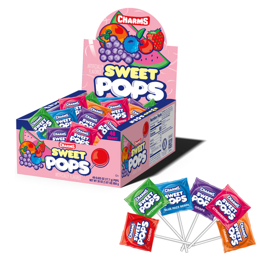 Charms Sweet Flat Pop 48ct