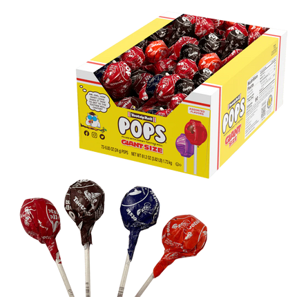 Assorted Giant Tootsie Pops 72ct