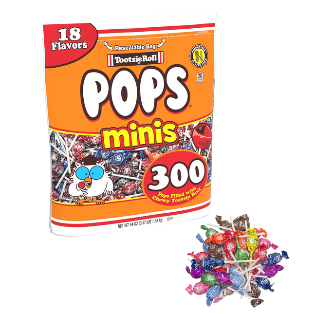 Tootsie Roll Pop Minis 200ct Bag