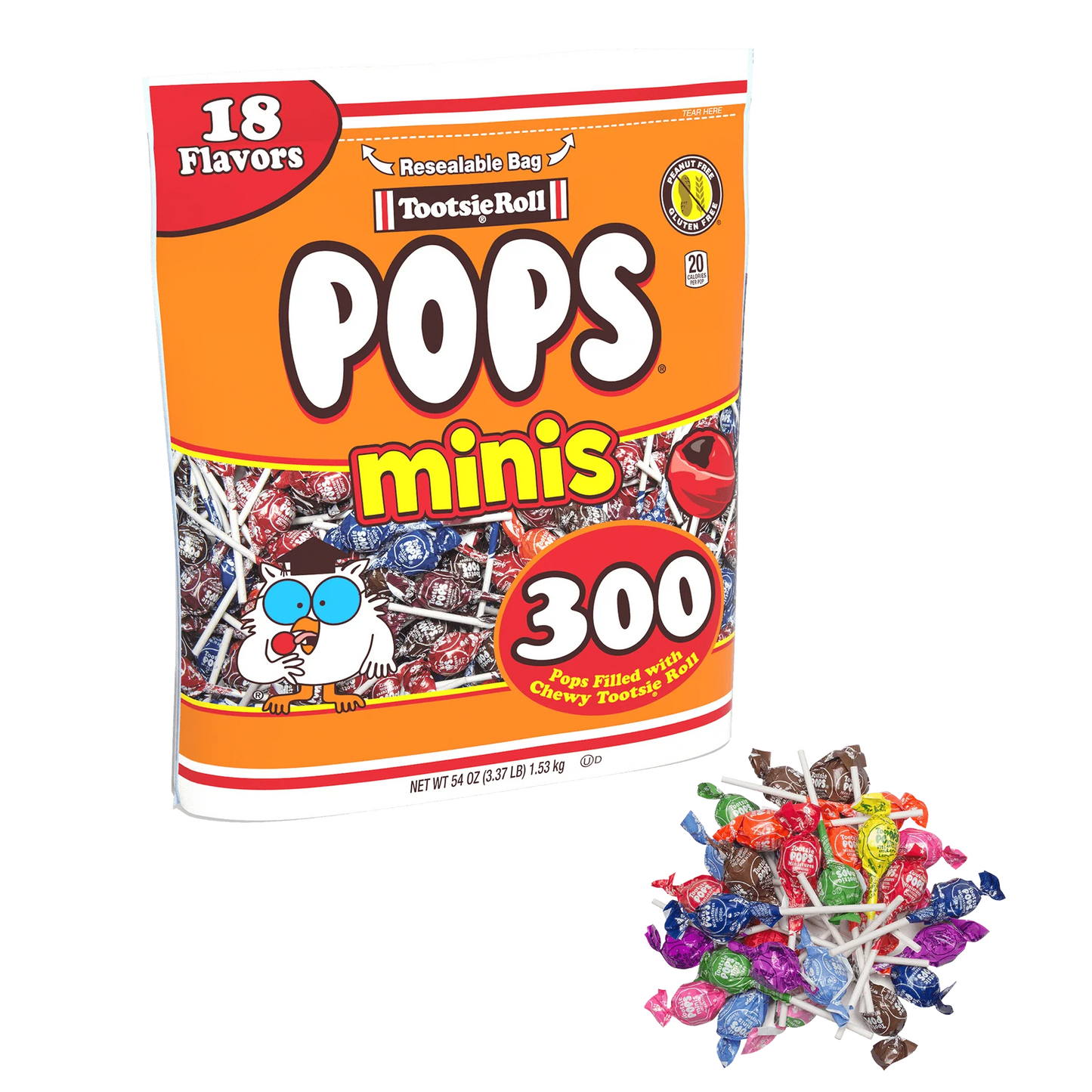 Tootsie Roll Pop Minis 200ct Bag