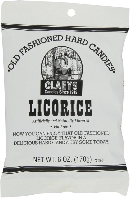 Claeys Keg Refills Licorice 6oz 24ct Case