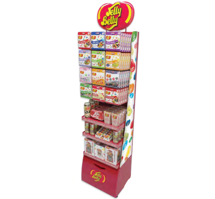 Jelly Belly CURVE RACK COMBO FREE w/$400 (order w/1AC1129 &1AC1130)