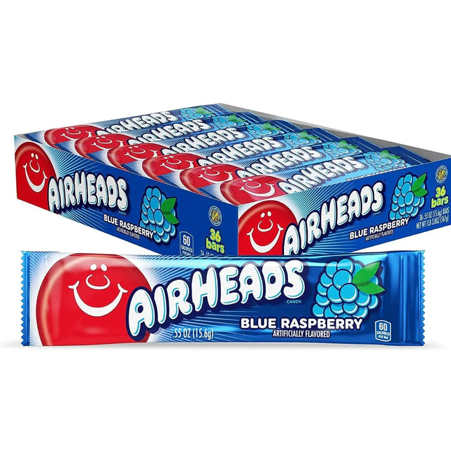 Van Melle Airheads Blue Raspberry 36ct