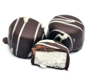 Asher Dark Chocolate Vanilla Buttercreams With White String 6lb