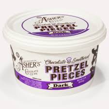 Asher Pretzel Pieces Pail Dark 2 lbs