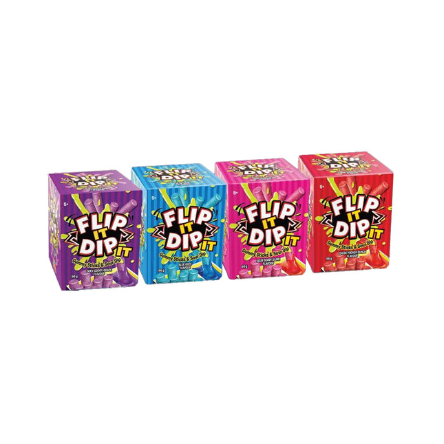 Foreign Flip and Dip Gummy Sticks 8pk
