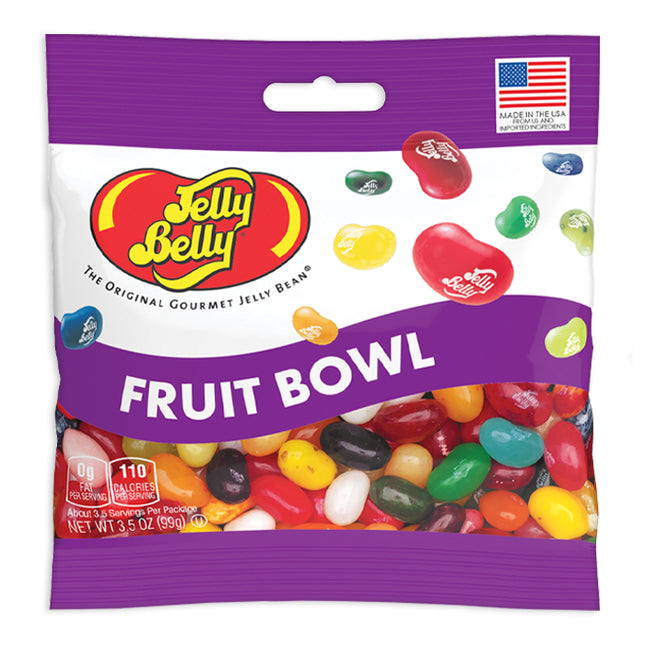 JELLY BELLY PEG BAG - FRUIT BOWL 3.5oz 12ct
