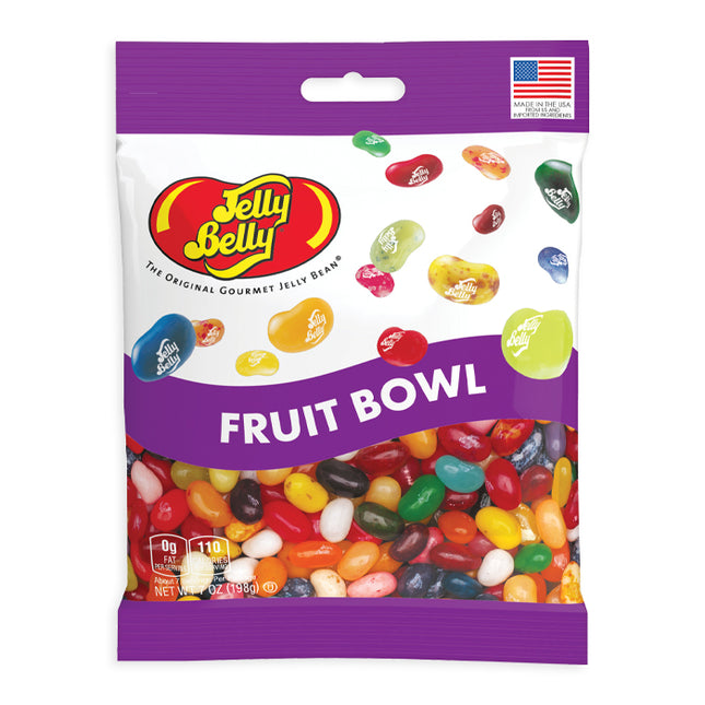 Jelly Belly Fruit Bowl Large Peg Bag 7oz 12ct