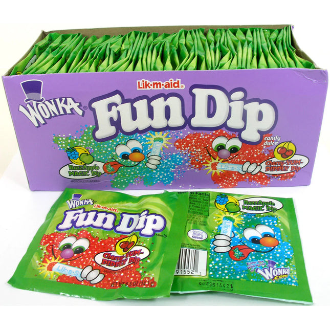 Wonka Lik-M-Aid Fun Dip 48ct