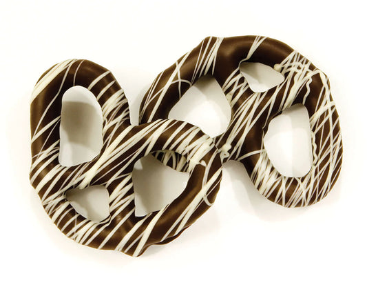 Asher Dark Gourmet Pretzel with White String 6lb *Fragile Item*