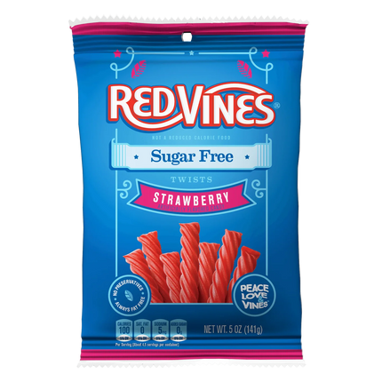 Red Vines Sugar Free Strawberry Twists 5oz 12ct