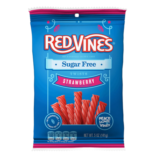 Red Vines Sugar Free Strawberry Twists 5oz 12ct
