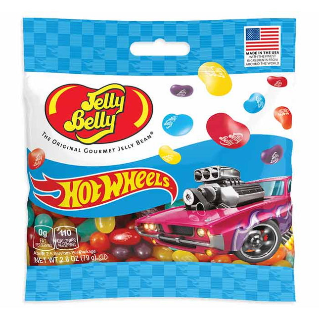 JELLY BELLY PEG BAG - HOT WHEELS 2.8oz 12ct