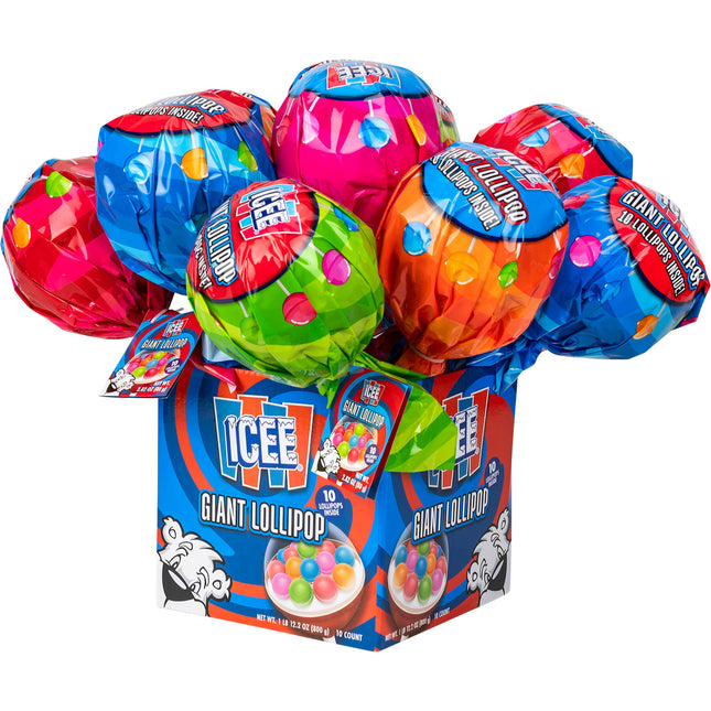 Kokos Icee Giant Lollipop 10ct