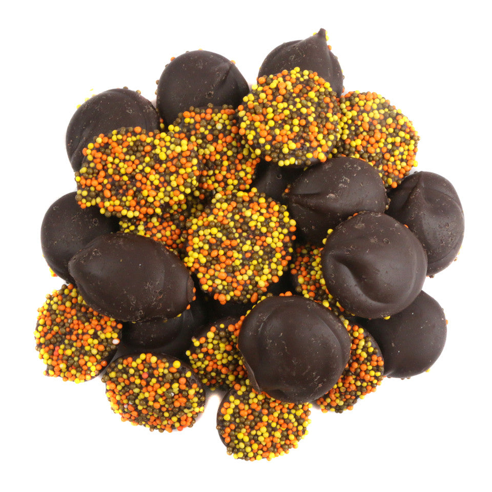 Asher Dark Chocolate Nonpareils with Fall Seeds 8lb (special order)