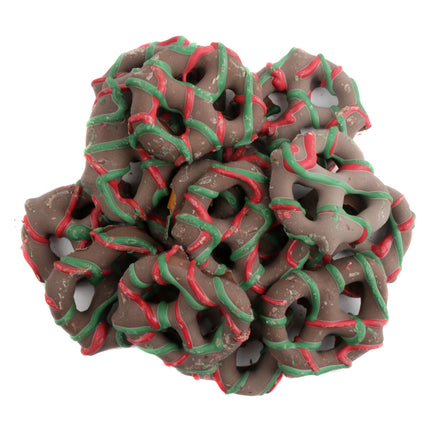Asher Mini Milk Pretzel with Red and Green String 4lb *Fragile Item*