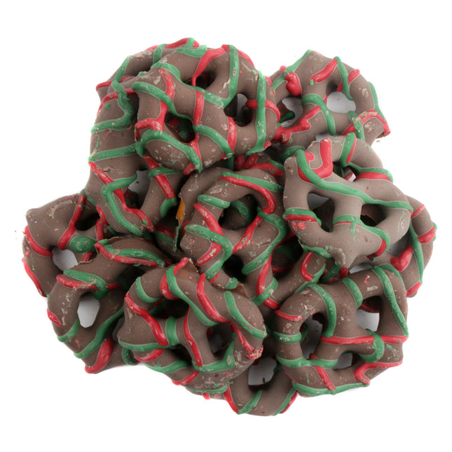 Asher Mini Milk Pretzel with Red and Green String 4lb *Fragile Item*