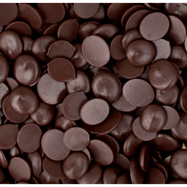 Merckens® Yucatan Dark Chocolate Buttons 50lb