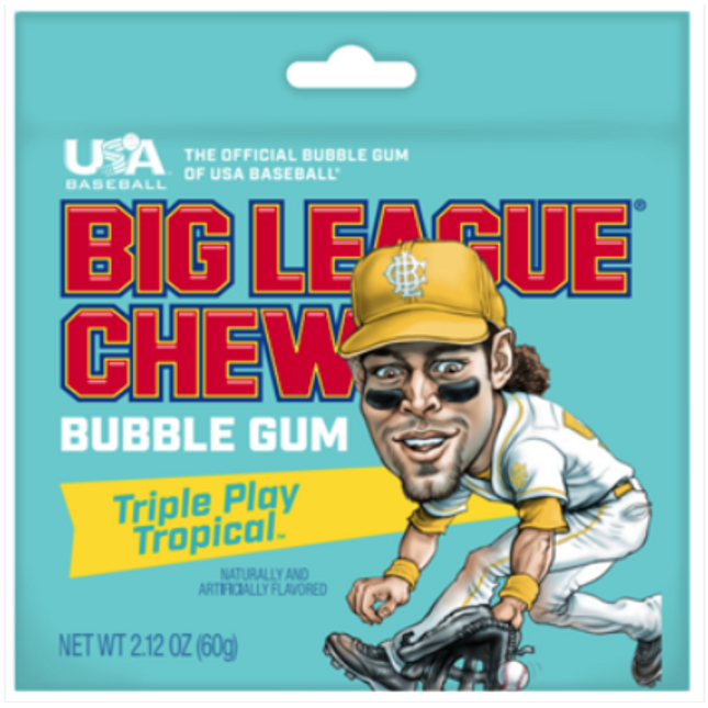 Big League Chew Tropical 12ct box