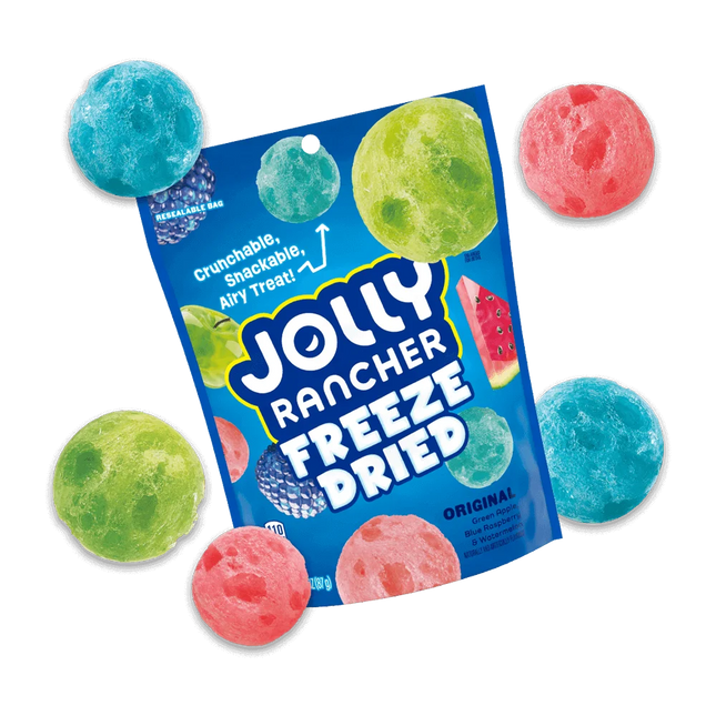 Jolly Rancher Freeze Dried Original Flavors Candy Pouch 3.1oz 8ct