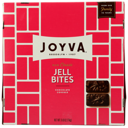 Joyva Raspberry Joyva Dark Chocolate Covered Raspberry Jells 5lb | Royal Wholesale
