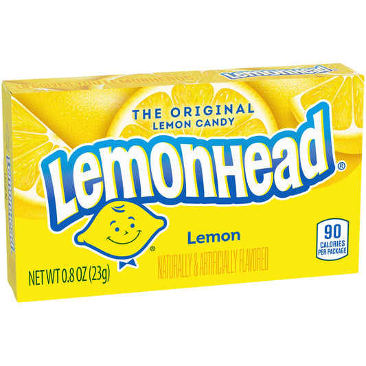 Ferrara Pan Lemonhead Fruit Candy 0.8oz 24ct - Royal Wholesale