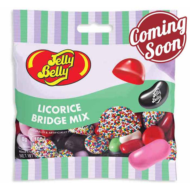 JELLY BELLY PEG BAG - LICORICE BRIDGE MIX 3.0oz 12ct