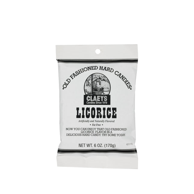 Claeys Licorice 6oz 12ct