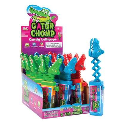 Kidsmania Gator Chomp Lollipops 12ct