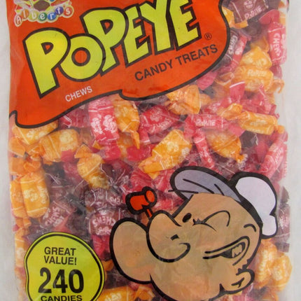 Alberts Popeye's Fruit Chews 240ct bag