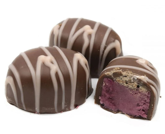 Asher Milk Chocolate Raspberry Creams With Pink String 6lbs