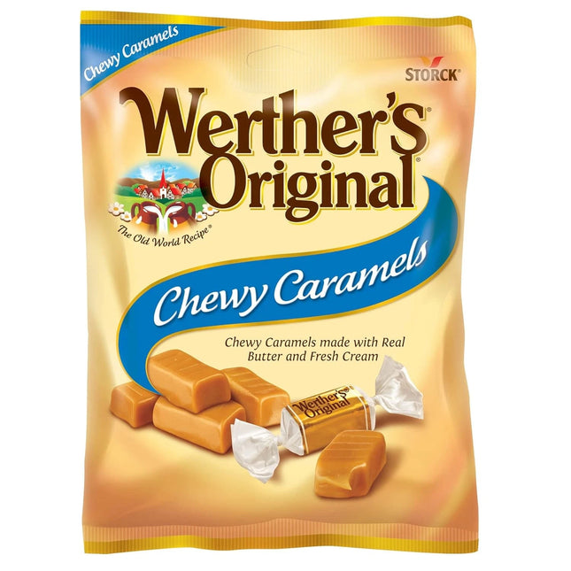 Werther's Peg Bag Original Chewy 2.40oz 12ct
