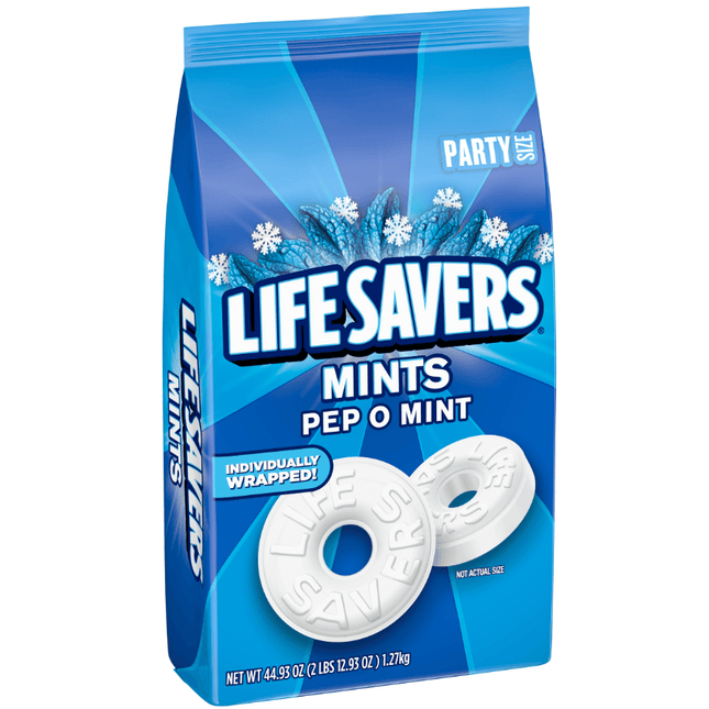 Special Order LifeSavers Pep O Mint Candy Bag 44.93oz 6ct - Royal Wholesale