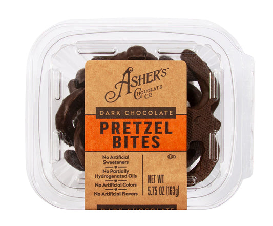 Special Order 1 week Asher Dark Pretzel Bites 5.75oz 9ct Freshpacks