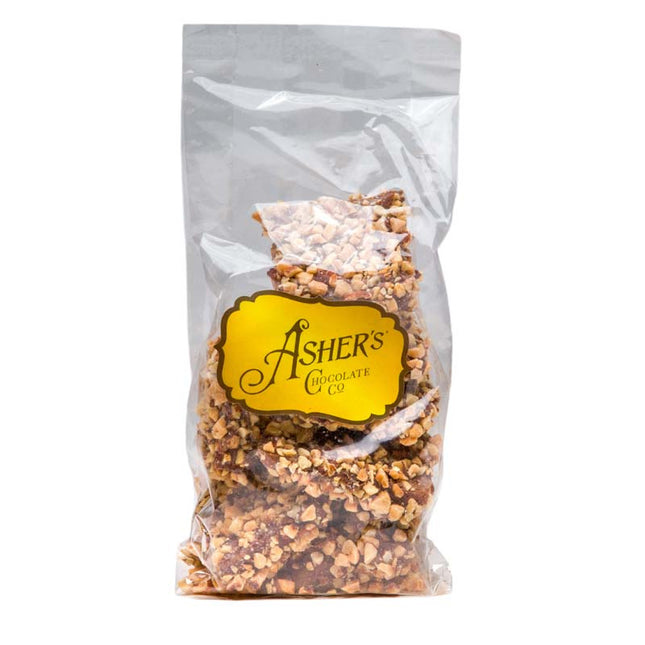 Special Order 1 week Asher Almond Buttercrunch 4oz Cello Bags 12ct