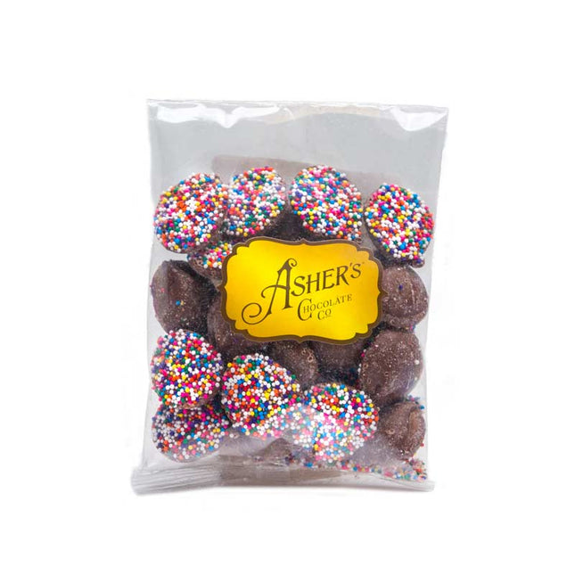 Special Order 1 week Asher Milk Nonpareils 4oz Cello Bags 16ct