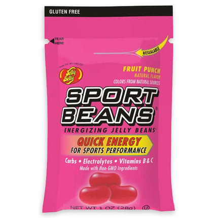 JELLY BELLY SPORT BEANS - FRUIT PUNCH IN A DISPLAY 1oz 24ct