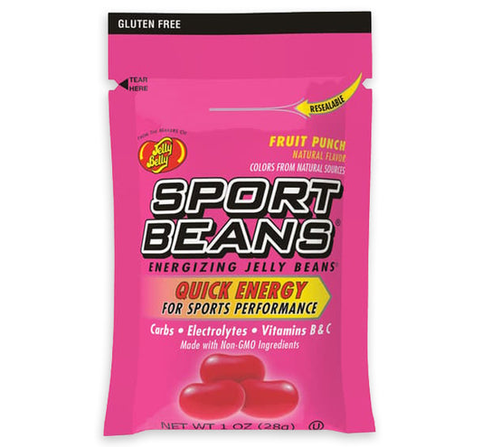 JELLY BELLY SPORT BEANS - FRUIT PUNCH IN A DISPLAY 1oz 24ct