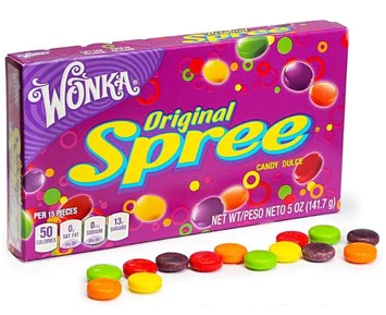 Wonka Spree 5oz Theater Box 12ct