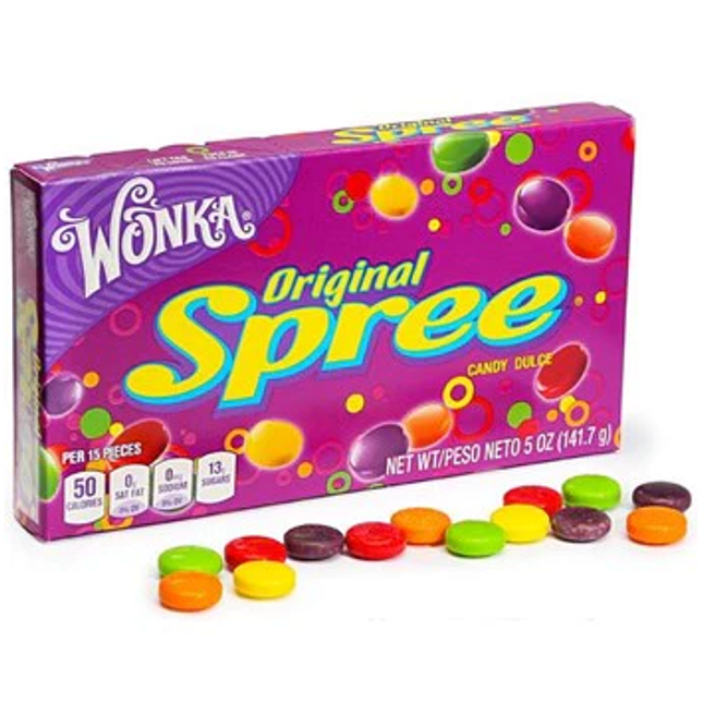 Wonka Spree 5oz Theater Box 12ct