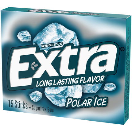 Wrigley Extra Slim Pack 15 Stick Polar Ice 10ct