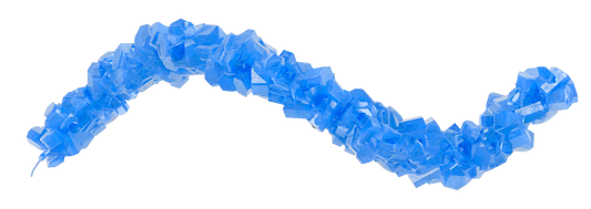 Roses Confection Rock Candy Blue Raspberry  5lbs