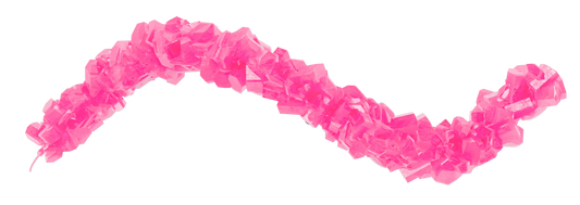 Roses Confection Rock Candy Strings-Cherry 5lbs