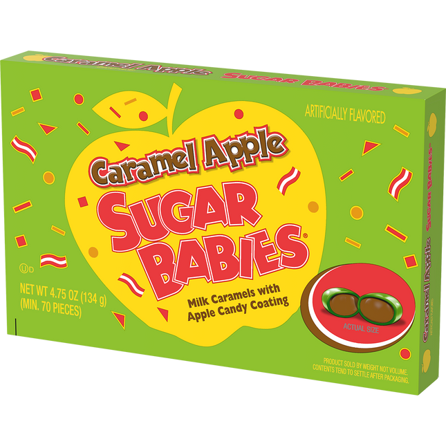Charms Caramel Apple Sugar Babies Concession 4.75oz 12ct